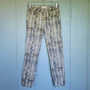 Free People Snake Print Women's Skinny Pants. Size 25